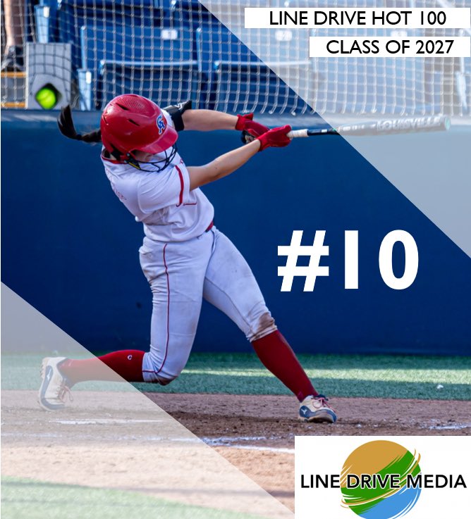 Thank you <a href="/LineDsoftball/">Line Drive Media</a> <a href="/brentt_eads/">Brentt Eads</a> <a href="/los_stuff/">Carlos Arias</a> for ranking me as the #10 overall player for the 2027 class. I’m incredibly honored to be listed alongside such talented athletes &amp; deeply grateful for this recognition. Determined to keep improving and excited for what’s next.