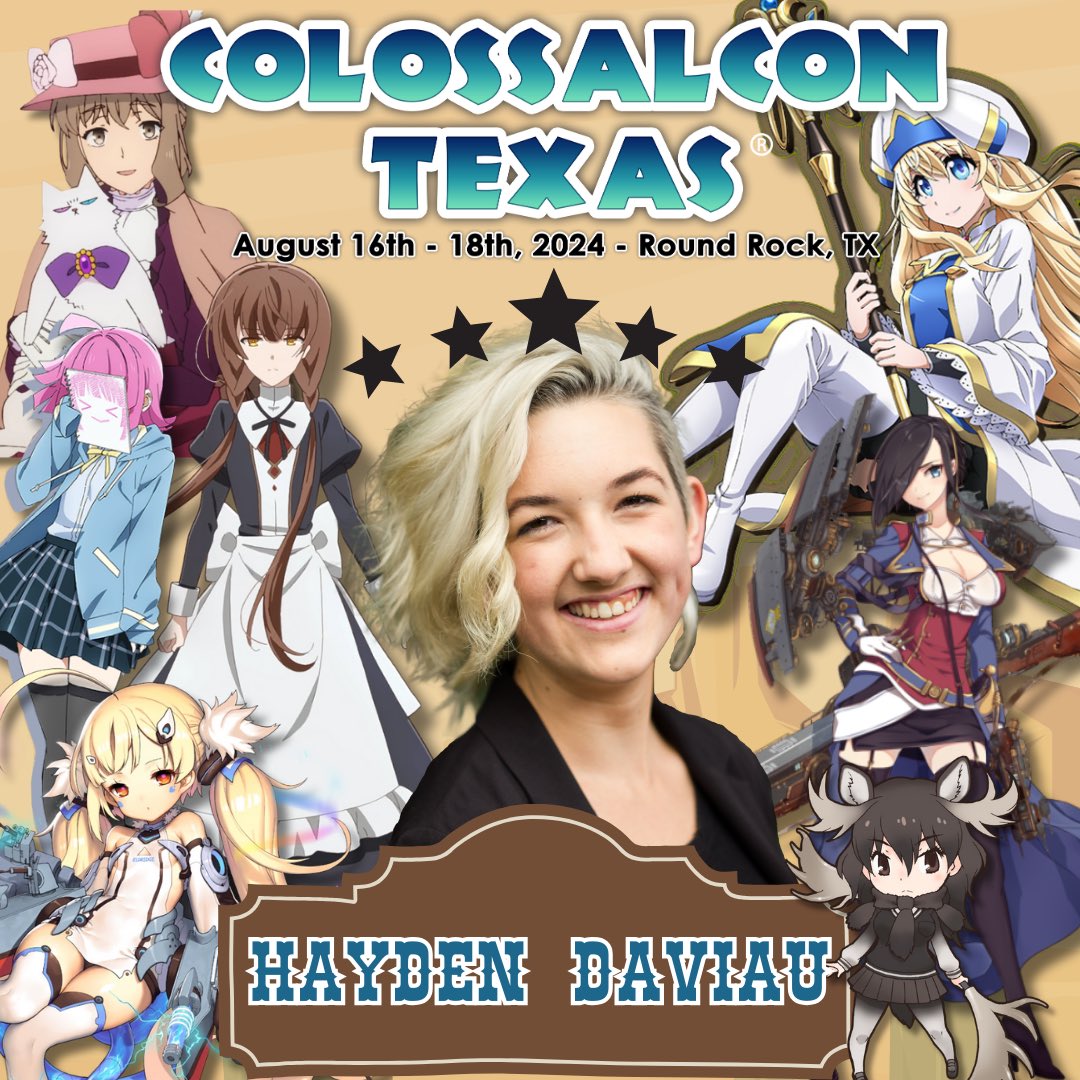 HaybaleVoice's tweet photo. It’s Texas Time! 🤠

I’ll be at ColossalCon Texas all weekend in Austin Texas!

Come say hi! I can’t wait to meet you! 

#vtuberlegend #colossalcontx #voiceactor https://t.co/jQymKgwksU