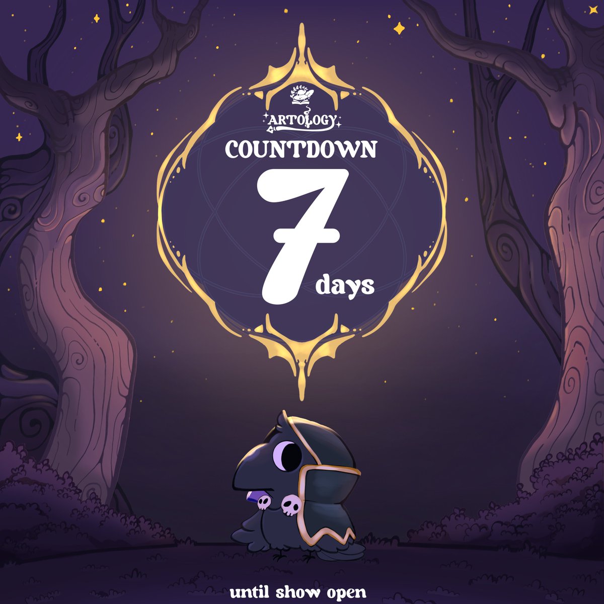 ✨🪄 Artology : The Magick of Creation 🖌️✨

"เหล่าจอมเวทย์ผู้รังสรรค์เอ๋ยเตรียมพร้อมเเล้วหรือยังสำหรับงานชุมนุม! มานับเวลาถอยหลังไปด้วยกันนะ!!“

#SDMThesisExhibition2024 #SPU