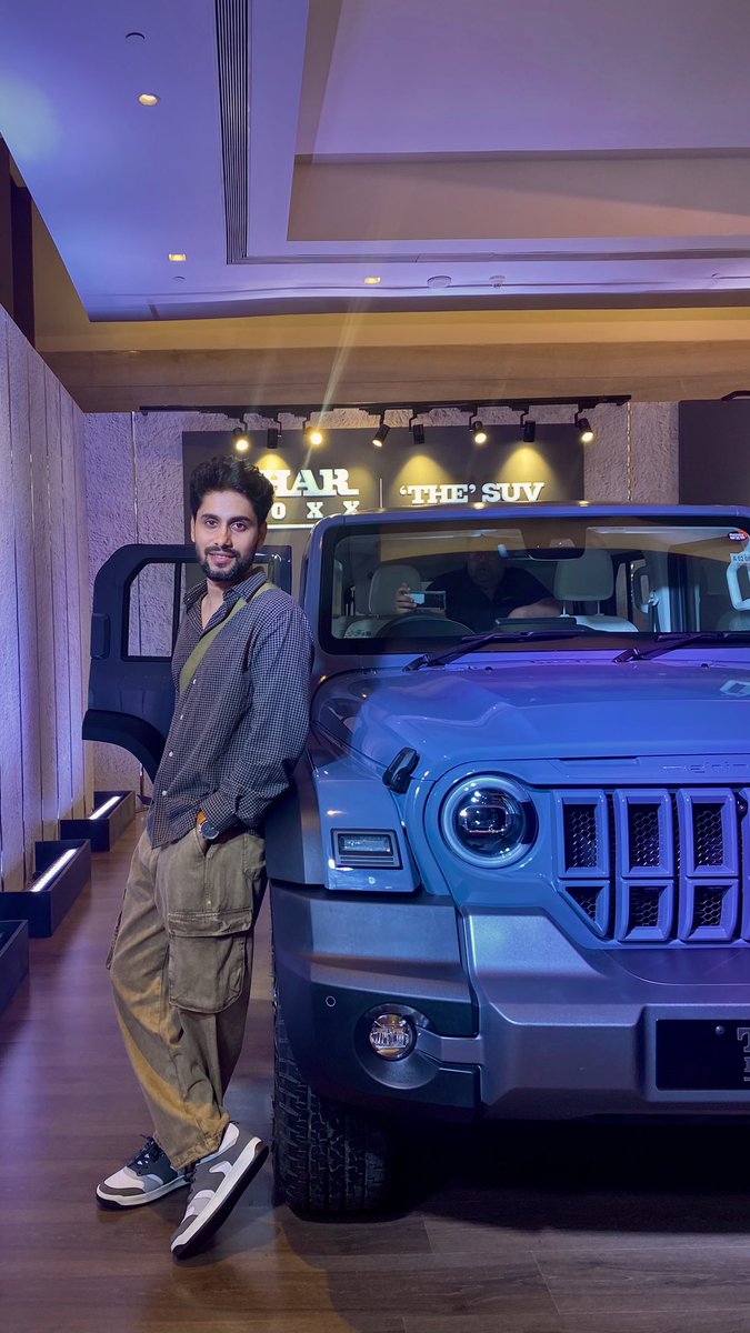 Sadhiii's tweet photo. @Mahindra_Thar 
#TharROXX #THESUV #ExploreTheImpossible https://t.co/p74JSrhit1