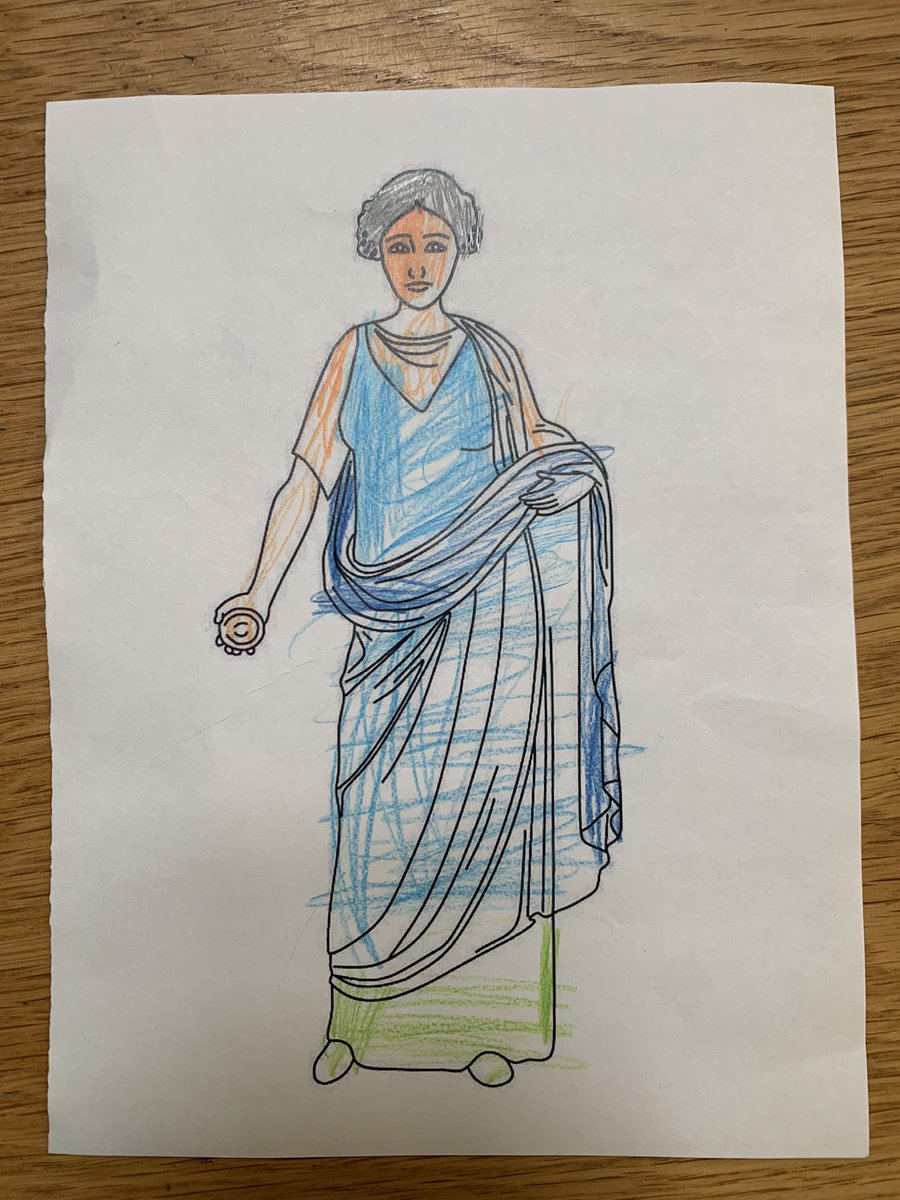 It was Roman’s day today at <a href="/Lynn_Museum/">Lynn Museum</a>! I made miniature shields with the children and lightly introduced them to army formations!

Highlights of the day include being told I’m a child’s favourite and being gifted a drawing of me :3
