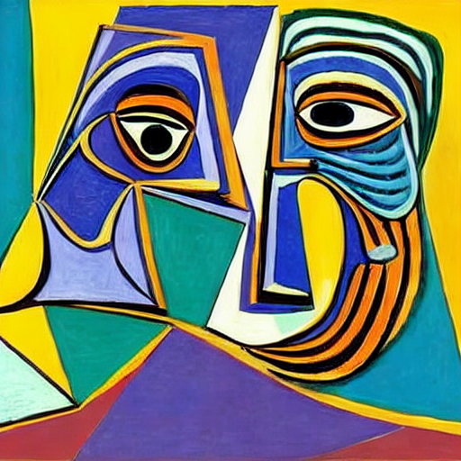 one_image_a_day's tweet image. #CubistMelody #MusicalAbstraction #RhythmicDistortion