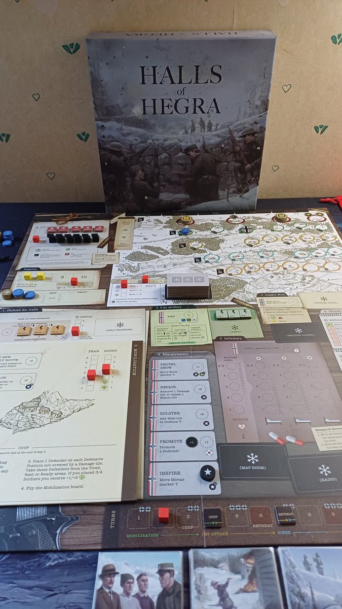 Playing Halls of Hegra by <a href="/Tompetgames/">Tompet Games</a>. Very challenging which also mean very rewarding when we win. My #1 solitaire game so far. Got it in my radar thanks to <a href="/totallytabled/">Totally Tabled</a> who has done a great playthrough and tutorial on YT. Check it out ! Thanks 🙏