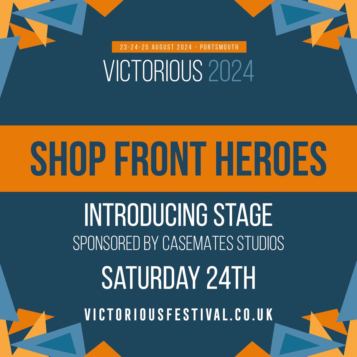 Not long to go! Next week we head to #Portsmouth to play this years #victoriousfestival 
Catch us on the Introducing Stage, 9:20pm Saturday!