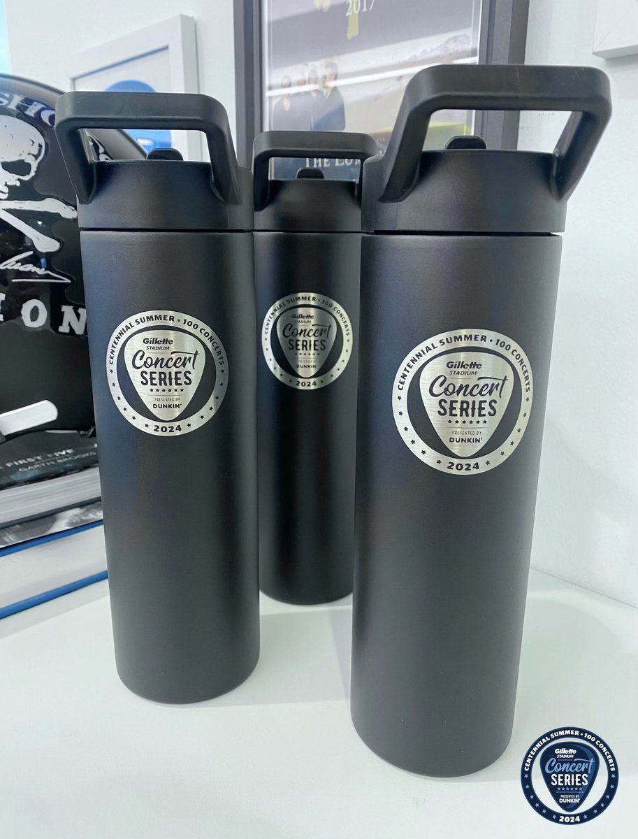 GilletteStadium's tweet photo. 10 days ‘til our Centennial Summer comes to a close!

Follow us/repost to enter to win one of 10 exclusive Centennial Summer water bottles you can’t get anywhere else. 🤩

https://t.co/ta4F13VYCc https://t.co/Yk729tCgkf