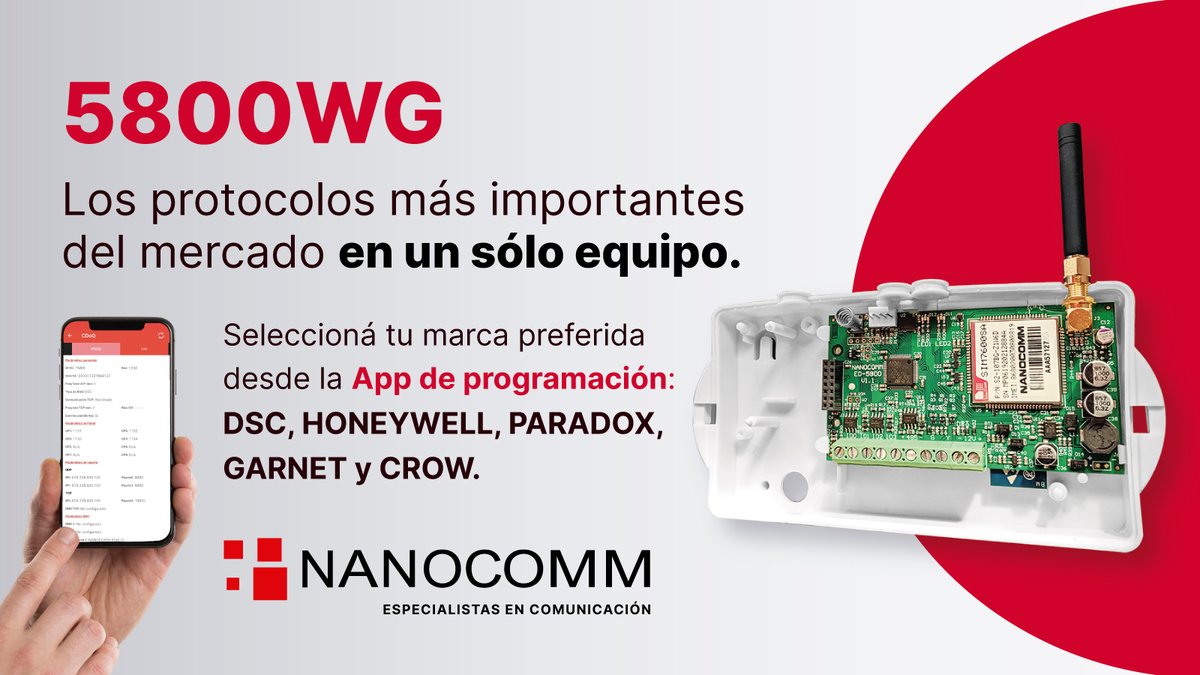 Nanocommok's tweet photo. #seguridadelectronica #nanocomm #comunicacion #seguridad #mesh #redes #redmesh #tecnologia #monitoreo #comunicadores #alarmas #panico #simcard #seguridadelectronica #alarmasparacasainalambricas #sistemasdealarmas #comunicadores #tecnología #videovigilancia #camarasdeseguridad https://t.co/Lf6VnPZmd1