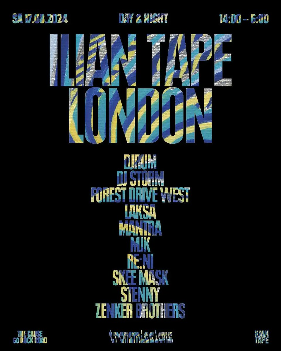 sk33mask's tweet photo. playing 2 shows / 3 sets in the UK this weekend, all together with some @IlianTape folks 🪐 https://t.co/XAGUVRAuXB