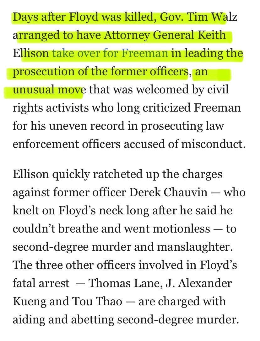 MythSerene's tweet photo. We wouldn't have had any accountability for the murder of George Floyd if not for @Tim_Walz. Because he handed the case to Keith Ellison there was justice. But Walz &amp; (esp) the progressive wing of the lege managed to push through a ton of important reforms. 🪡⬇️
🫡@deenafaywinter https://t.co/fbzT6ZzehU
