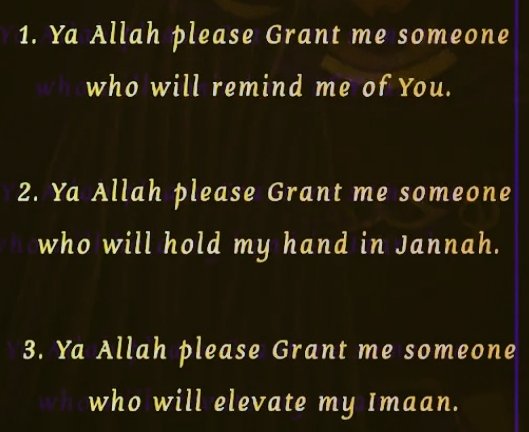 Idreesulislam's tweet photo. Getting married is easy but the hardest thing is finding the right partner who's going to help you maintain and increase your level of Imān and Tāqwa.

So, If you want to get married, ask Allah for 3 things in a spouse; https://t.co/FdxT37bfm1