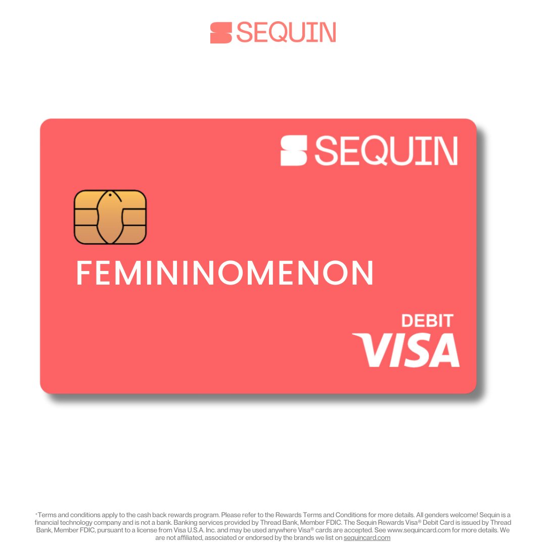 Sequin Rewards Visa® Debit Card tweet media