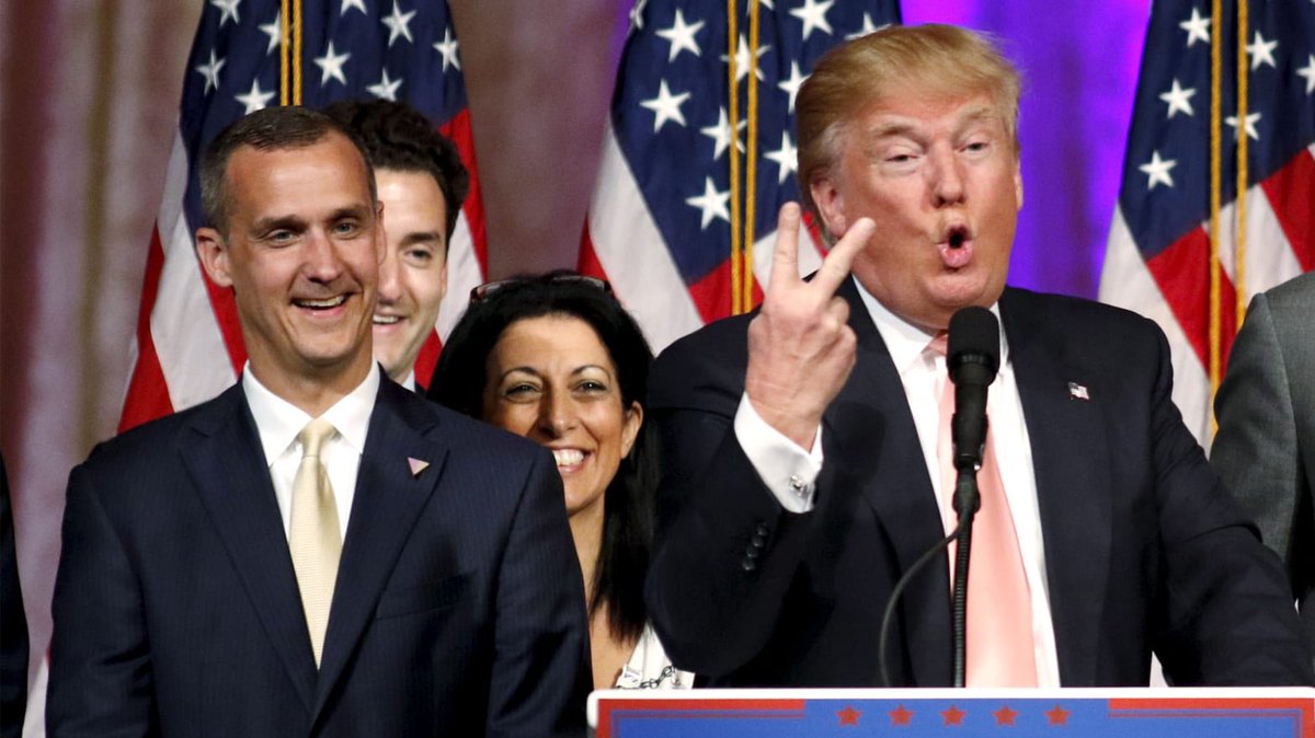 TheRealSantino's tweet photo. BREAKING NEWS 🇺🇸
DONALD J. TRUMP
BRINGS BACK COREY LEWANDOWSKI AND OTHER VETS IN STAFFING EXPANSION 

The Trump campaign is bringing back a number of veterans, including former President Trump's 2016 campaign manager Corey Lewandowski, as the election enters its most pivotal stretch.

Why it matters: 
The Trump campaign this week has made a number of moves to try to counter the momentum surrounding Vice President Harris' campaign.

Driving the news: 
"As we head into the home stretch of this election, we are continuing to add to our impressive campaign team," Trump co-campaign managers Susie Wiles and Chris LaCivita said in a statement.

A Trump campaign official told Axios that Lewandowski will be brought on as a senior adviser.

Alex Pfeiffer, former communications director for the Trump-aligned super PAC MAGA Inc., and Alex Bruesewitz, a longtime Trump ally, will both also join the campaign, Axios has confirmed.

Tim Murtaugh, Trump's 2020 campaign communications director, is also joining the campaign.

What they're saying: "Corey Lewandowski, Taylor Budowich, Alex Pfeiffer, Alex Bruesewitz, and Tim Murtaugh are all veterans of prior Trump campaigns and their unmatched experience will help President Trump prosecute the case against Kamala Harris and Tim Walz, the most radical ticket in American history," Wiles and LaCivita said.
AXIOS News