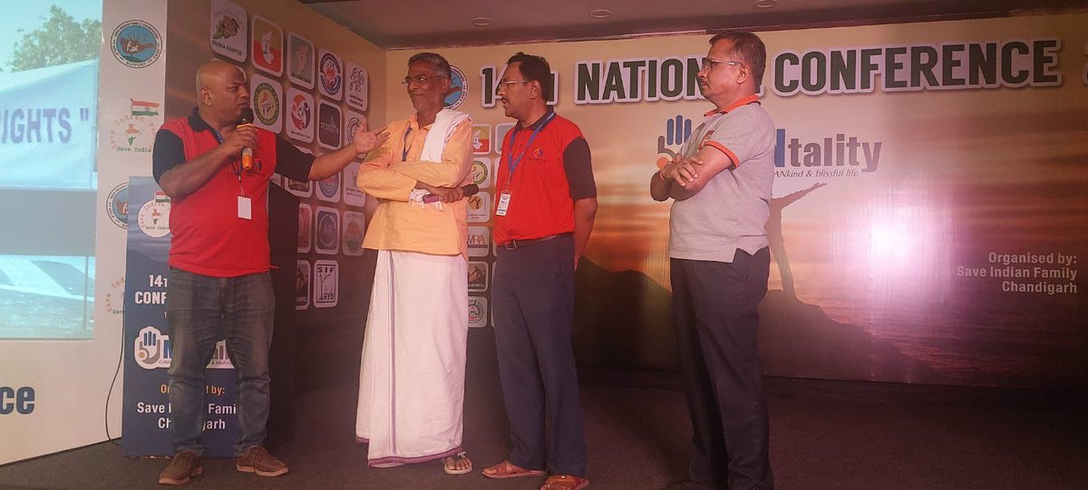 sifchandigarh's tweet image. Founder members of Save Indian Family Movement talking about SIF ideology, journey &amp;amp; explaining about the Constitution of SIF in #14thNationalMeet 
#SIFNationalMeet 
#MENtality2024