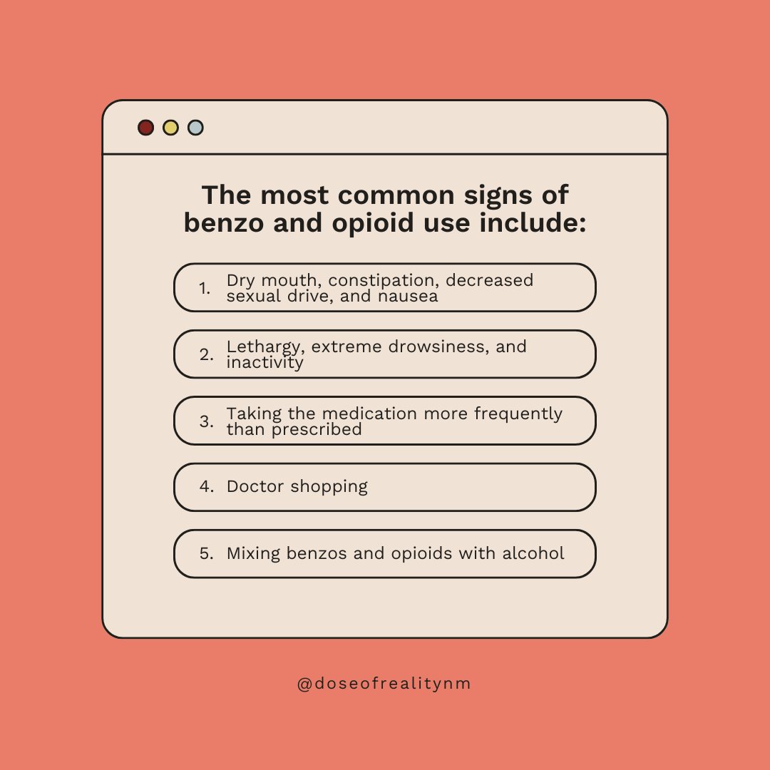 Overdoses involving the use of prescription benzodiazepines and opioids are on the rise.

Know the signs and be prepared.

Learn more and find resources at DoseofReality.com.

Para Español, visita Dose of Reality - Español