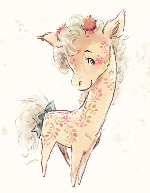 creamsicle giraffe  
