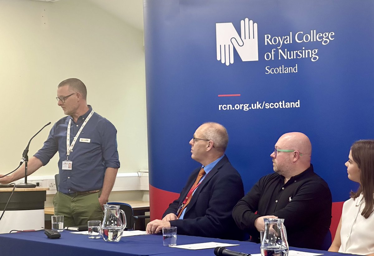 Rami Okasha (@ramiokasha) on Twitter photo Great to hear <a href="/supportCHAS/">Children's Hospices Across Scotland</a> Advanced Nurse Practitioner Derek Jolly speaking at <a href="/RCNScot/">RCN Scotland</a>, celebrating children’s nursing and highlighting the importance of paediatric palliative care. Great to hear <a href="/supportCHAS/">Children's Hospices Across Scotland</a> Advanced Nurse Practitioner Derek Jolly speaking at <a href="/RCNScot/">RCN Scotland</a>, celebrating children’s nursing and highlighting the importance of paediatric palliative care.