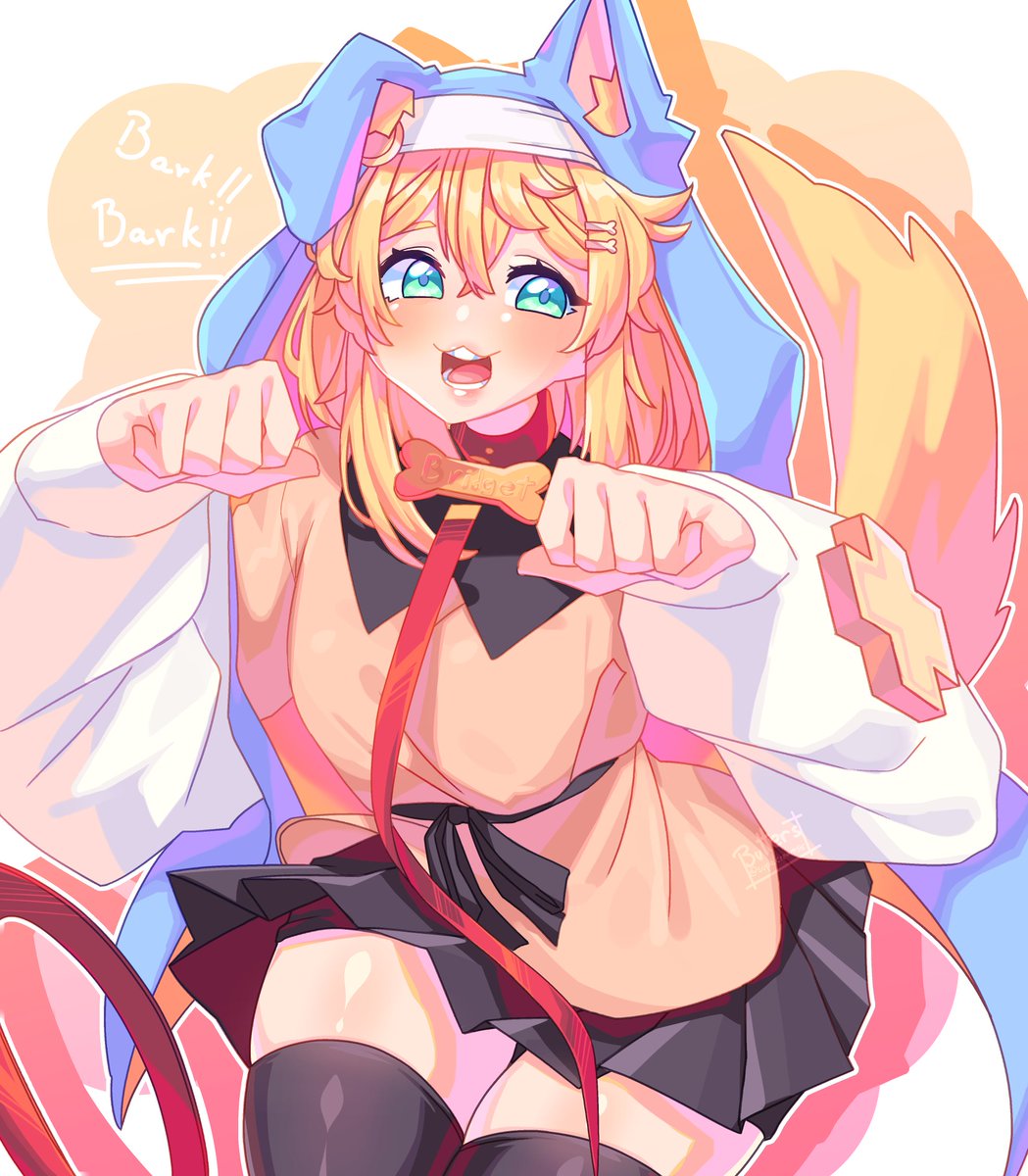 Puppy!! &lt;33

#GuiltyGearStrive #Bridget