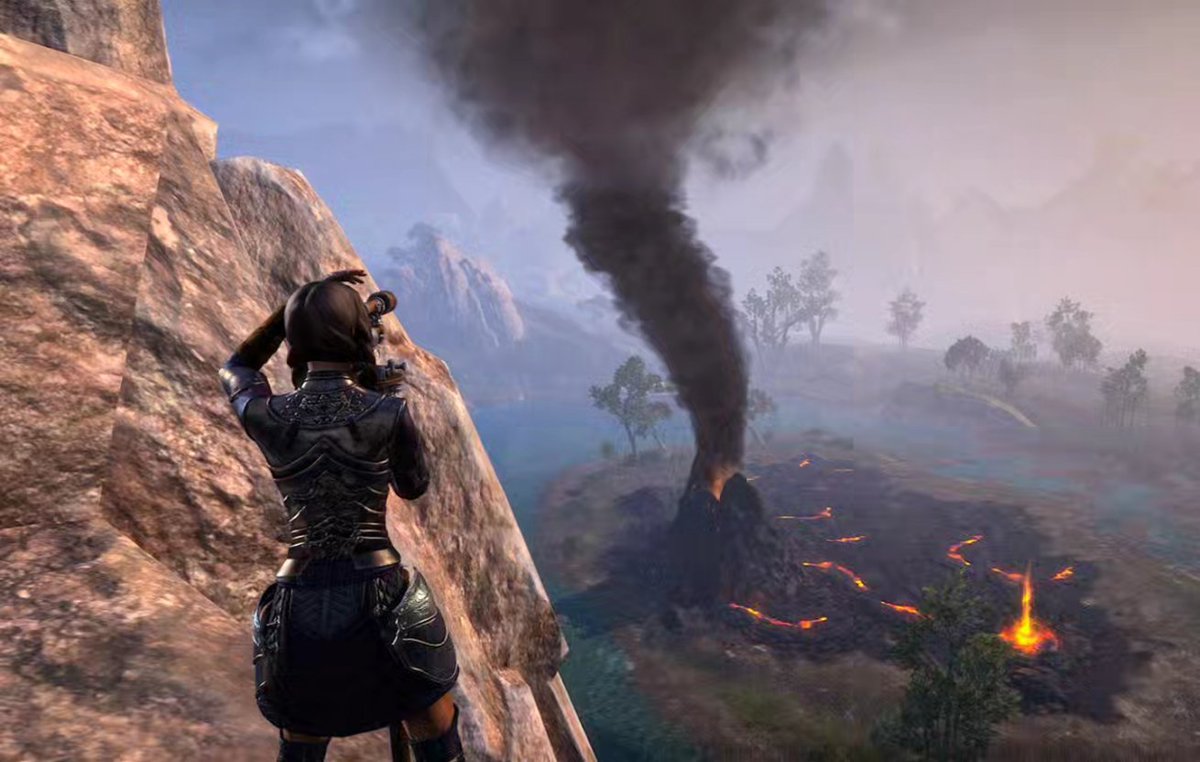 Savage_Nirnroot's tweet photo. Never know where you'll make a friend 🌋🧡

#ESO @TESOnline @ElderScrolls #Althea #Empath #Breton #Templar #HighIsle https://t.co/v1eBBphTWZ