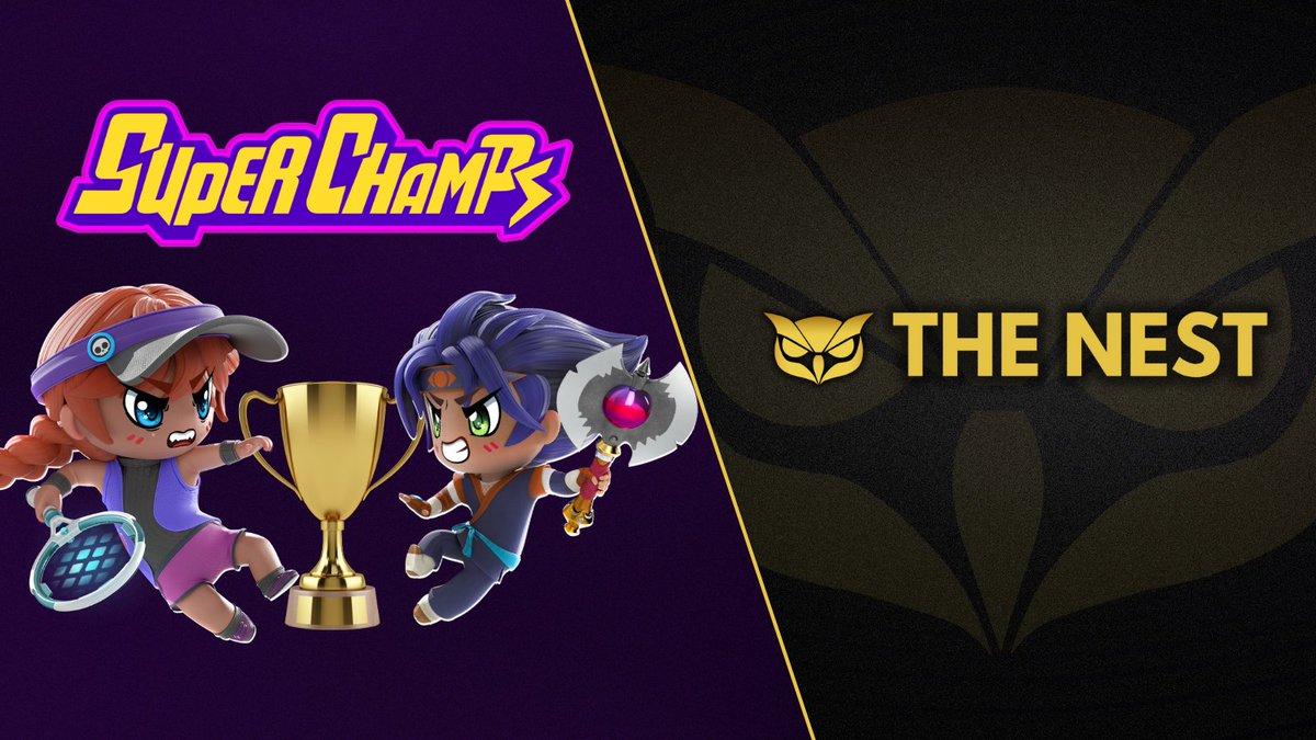 TheNest_DAO's tweet photo. Boa Tarde! 🦉 

Hoje às 19h teremos um AMA de apresentação do projeto @SuperChampsHQ!

Os heróis dos Super Champs são apresentados em uma série de jogos para celular com NFTs e extensões de mídia que abrangem filmes de animação, vídeos, histórias em quadrinhos e muito mais.

Venham participar do AMA para conhecer mais sobre esse incrível projeto! 😉❤️

➡️https://t.co/Q7eWLLDHjI