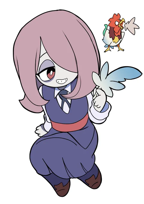 ミニスーシイ Mini sucy #그림 #리틀위치아카데미아 #絵 #イラスト #リトルウィッチアカデミア #LWA #LWA_jp #LittleWitchAcademia