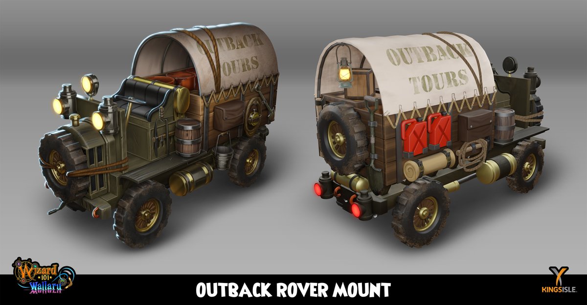 Adam Roush (@adamroush2) on Twitter photo Here's the Outback Rover Mount to experience Wallaru in the finest of utilitarian style. <a href="/Wizard101/">Wizard101</a> #wizard101 Here's the Outback Rover Mount to experience Wallaru in the finest of utilitarian style. <a href="/Wizard101/">Wizard101</a> #wizard101