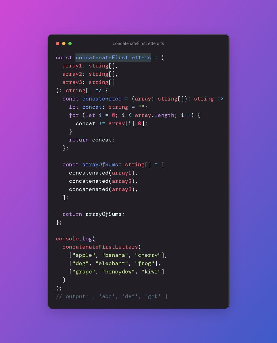 realg701's tweet image. Day 16:-
Task 1: Sum of Even Numbers from Multiple Arrays
Task 2: Concatenate Strings from Arrays
30 days coding challenge started by #Hello_Coders admins Kanwal Heer | Naimal Arain | Filza Khan
#Hello_Coders_Probelm_Solving_Challenge
#Problem_Solving
#From_Basic
#Challenge
#DSA