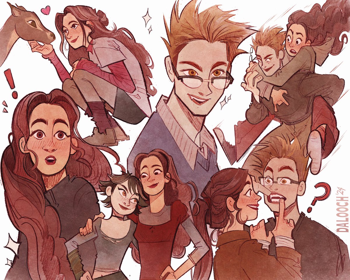 coloured #twilight doodles from my sketchbook 🖤