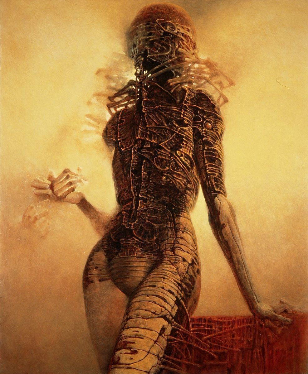 ArtofBeksinski's tweet photo. 1984 #painting #Beksinski #PolishMastersofArt https://t.co/43Ewe7p60C