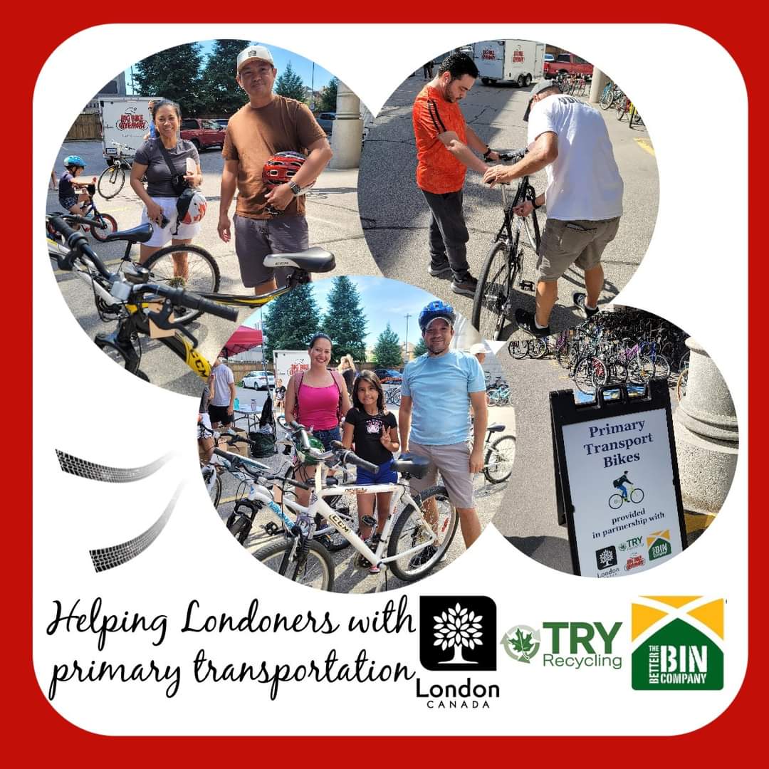 Big Bike Giveaway (@bigbikegiveaway) on Twitter photo When Londoners needed bikes to get to school and work, our primary transportation sponsors answered the call! Thank you <a href="/CityofLdnOnt/">City of London</a> @thebetterbincompany @TRYrecyling When Londoners needed bikes to get to school and work, our primary transportation sponsors answered the call! Thank you <a href="/CityofLdnOnt/">City of London</a> @thebetterbincompany @TRYrecyling