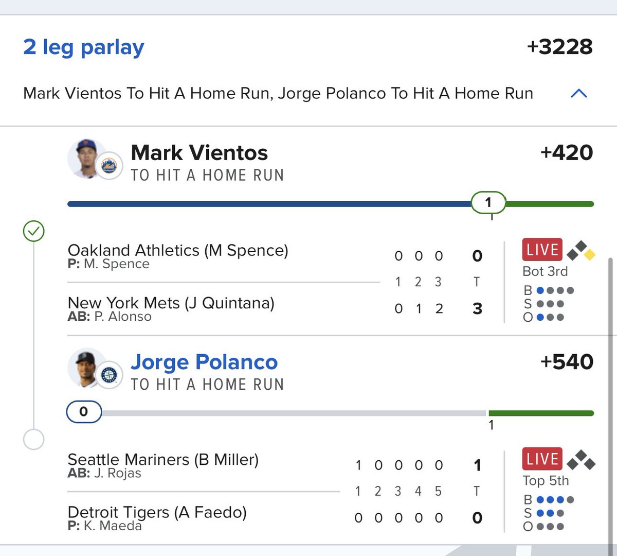 tSLick128's tweet image. Some @ me if Polanco goes yard I got a lil  $100 for you