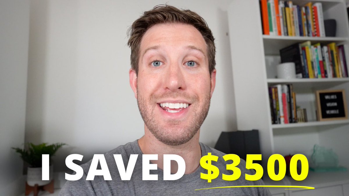 DO THIS RIGHT NOW to SAVE MONEY (I Saved $3500)

youtu.be/v1-msilxqjc

#savings #moneytips #PersonalFinance