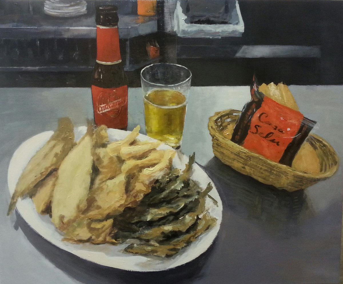 Bodegón gaditano , óleo sobre lino