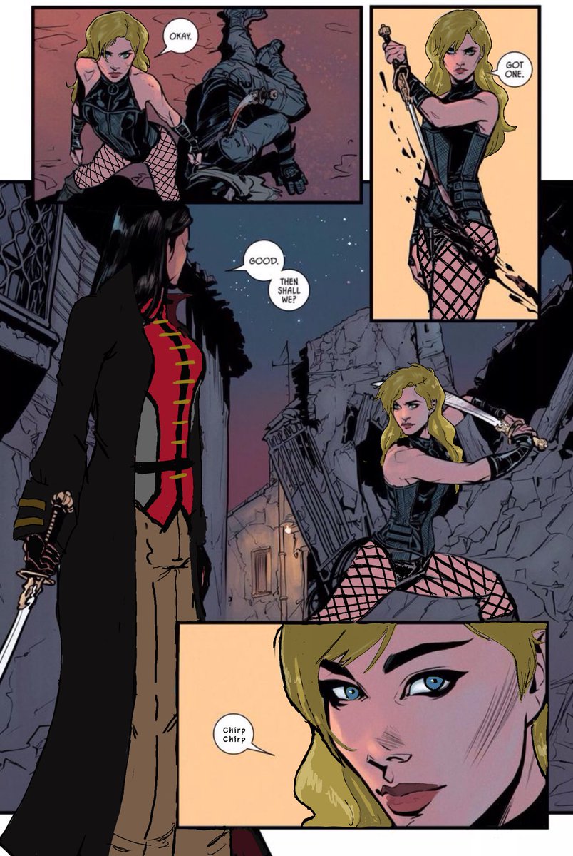 JessieLovesLife's tweet photo. Kinda like this? #blackcanary #dinahlance #LadyShiva #Sandrawoosan #comicedit https://t.co/xylxt2s4pB