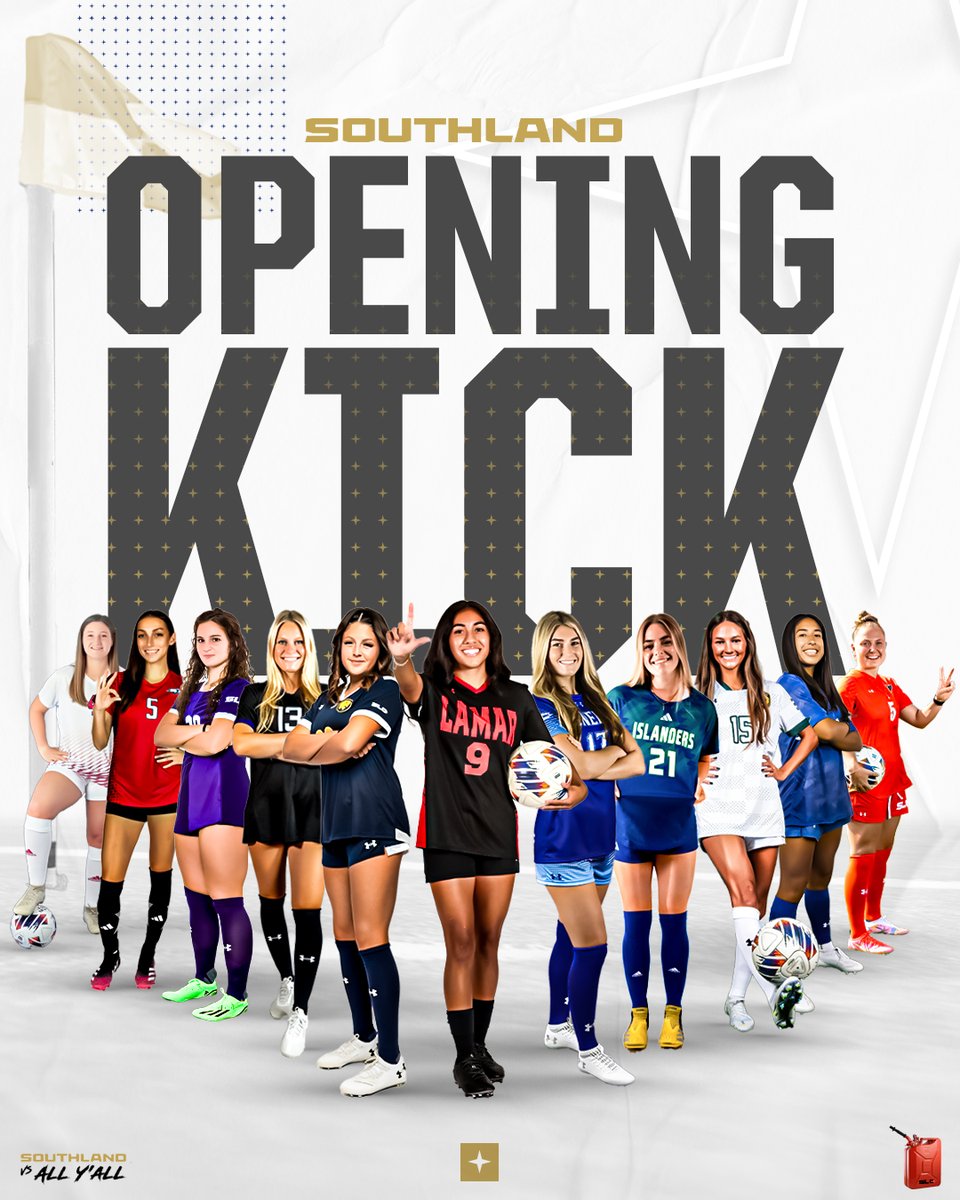 THE SOCCER SEASON IS HERE 🤩

The fall season begins tonight as the Southland women's soccer squads take the pitch to open their season!

TEN squads are in action, with seven on their home pitch! We also have season previews coming out all afternoon!

¡Vamos! 

#GasTankLeague