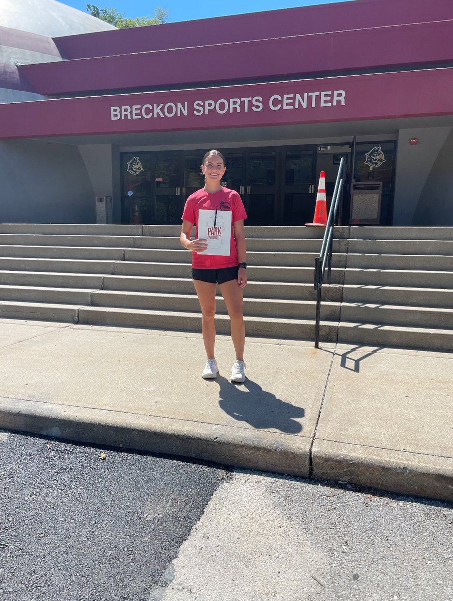CEThompson03's tweet photo. Great official visit today @park_softball95, I loved the environment and it was so good to get on campus. So grateful for this opportunity!! Thank you Coach, Derry! Go pirates ❤️ https://t.co/iE4S32b2BZ