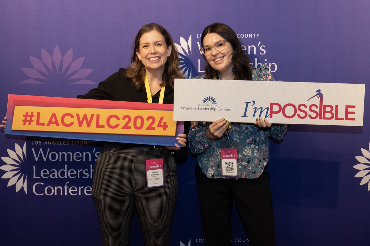 Public Works is proud to be part of the 2024 LA County Women's Leadership Conference. Join us in celebrating empowerment, innovation, and leadership! 🌟 #LACountyWomenLead #LACWLC2024