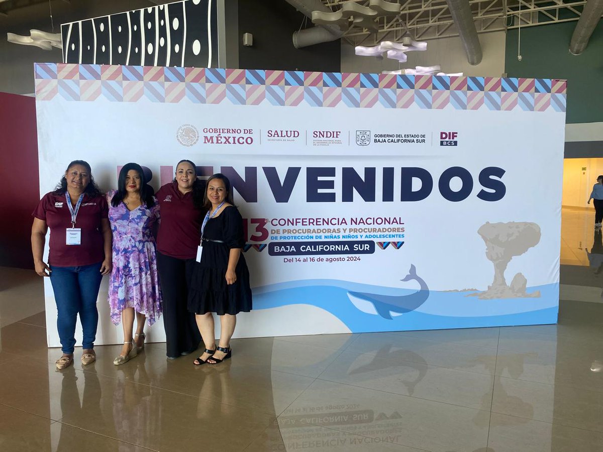 DIF_NMX's tweet photo. Seguimos trabajando en el segundo día de la 13a Conferencia Nacional de Procuradoras y Procuradores de Protección de Niñas, Niños y Adolescentes 👧🏻👨🏽‍🦱, para garantizarles cuidados y protección.
.
.
@nurifernandeze
#SNDIF
@SEDIF_BCS https://t.co/K56VKaDRLT