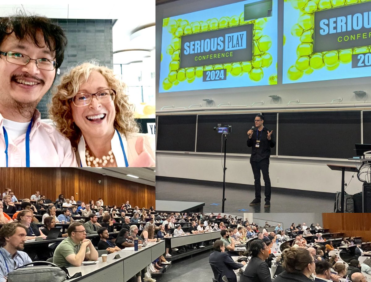 Kudos Paul Darvasi &amp; team for a great Serious Play Conference!

Speakers showcased game-based education, cultural preservation, healthcare innovation, and much more.

Great to reconnect with Sho Sato, esteemed Chair of the IGDA Incubator SIG, with whom IO works.

#SeriousPlay24