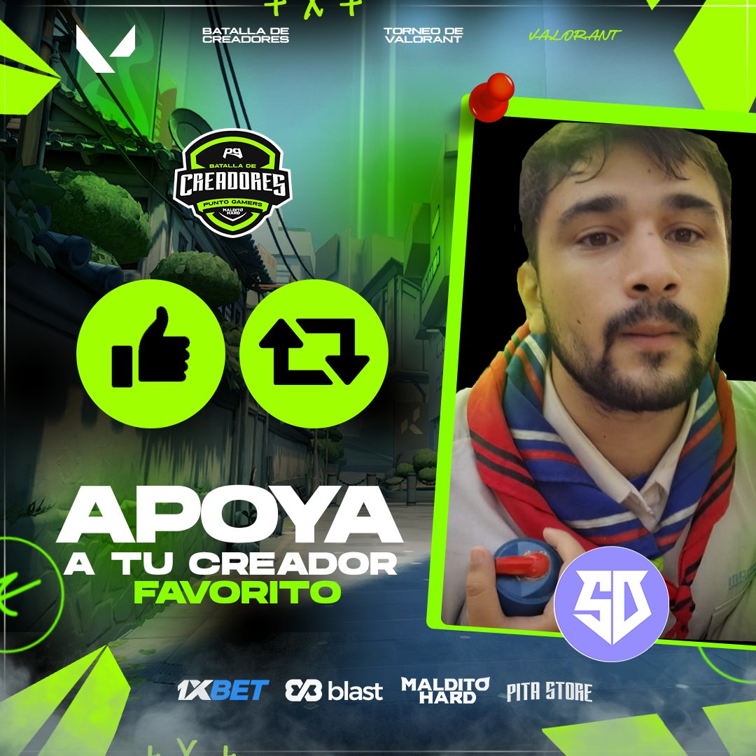 ¡APOYA A TU CREAD@R FAVORITO!

Durante los 3 días del GRUPO B, el creador que obtenga más likes y retweets sumará 1 punto en su grupo 👊

Además en las transmisiones habrá votación en vivo que sumará otro punto extra 🟢