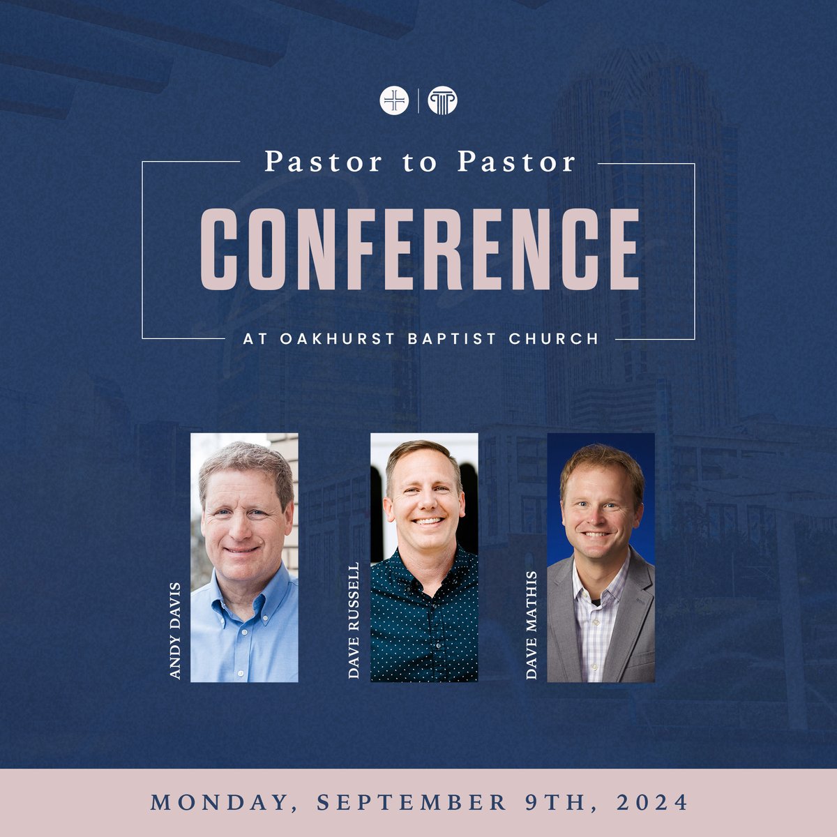 Join <a href="/pillarnetwork/">The Pillar Network</a>  on Sept 9 in Charlotte for the Pastor to Pastor Conference! A one-day event for pastors, leaders, and their wives, focused on perseverance and joy in ministry. Register at thepillarnetwork.com.