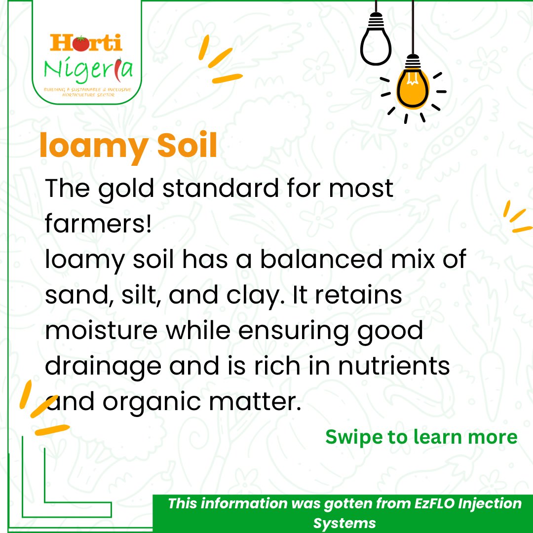 HortiNigeria's tweet photo. 🌱 Episode 2 of Vegetable Farming Tips is here!

Learn why choosing the right soil is key to a great harvest. 

What other soil types are you familiar with? Share below!

#HortiNigeria #VegetableFarmingTips #Agriculture #SoilHealth https://t.co/s9mJ3CpdLC