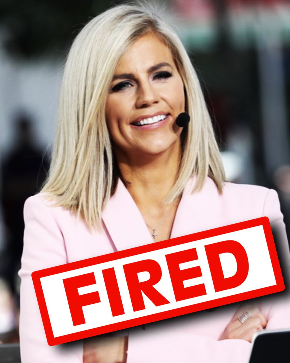Outkick's tweet photo. ESPN has fired Sam Ponder.

She was the only woman at ESPN to speak out forcefully against men competing in women’s sports. 

ESPN cited “budget cuts” https://t.co/1tSQmuho8F