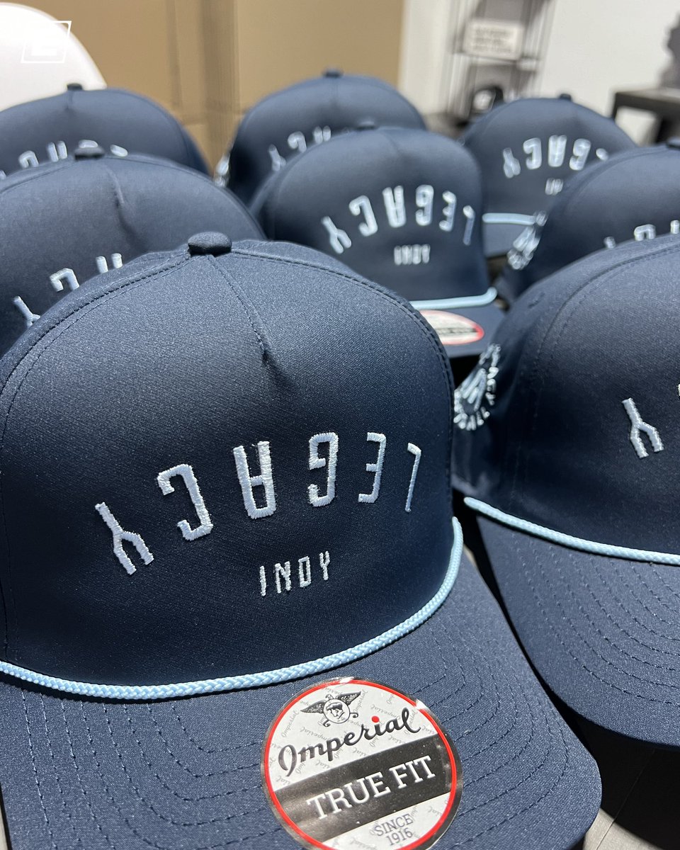 EliteApparel_'s tweet photo. Excited to wrap up another awesome project with Indy Legacy! Huge thanks to the Indy Legacy softball team and coaches for letting us bring your vision to life. We had a blast creating custom rope hats with Gracie Held’s cool upside-down text idea and matching the rope color! https://t.co/kBOWU3qzDT