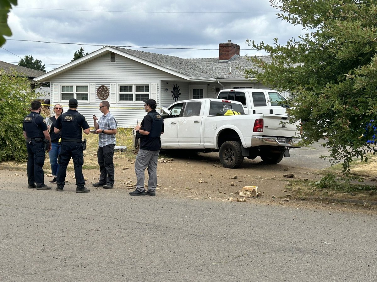 146th and Sacramento a truck with two bullet holes more on <a href="/KATUNews/">KATU News</a>