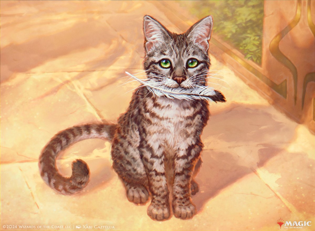 Aww the other cat I made for Foundations was revealed today!
This briefing was so cute <3 I'm so grateful to Dawn for giving me this assignment.

Helpful Hunter

AD: Dawn Murin

#MTG #MTGFoundations