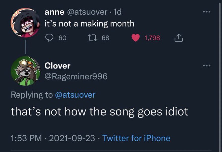 zomdollightfull's tweet photo. I miss when rageminer and atsuover would argue on twitter that was some good times (I can’t find the other screenshots ) https://t.co/ficgOMsyEX