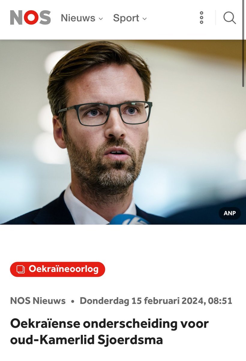 Weet u nog? Sjoerd Sjoersma van #D66 wist zeker dat Rusland achter het opblazen van #Nordstream zat en kreeg vervolgens de medaille van verdienste van Zelensky.... Zou er een verband zijn? Onderzoek gewenst!