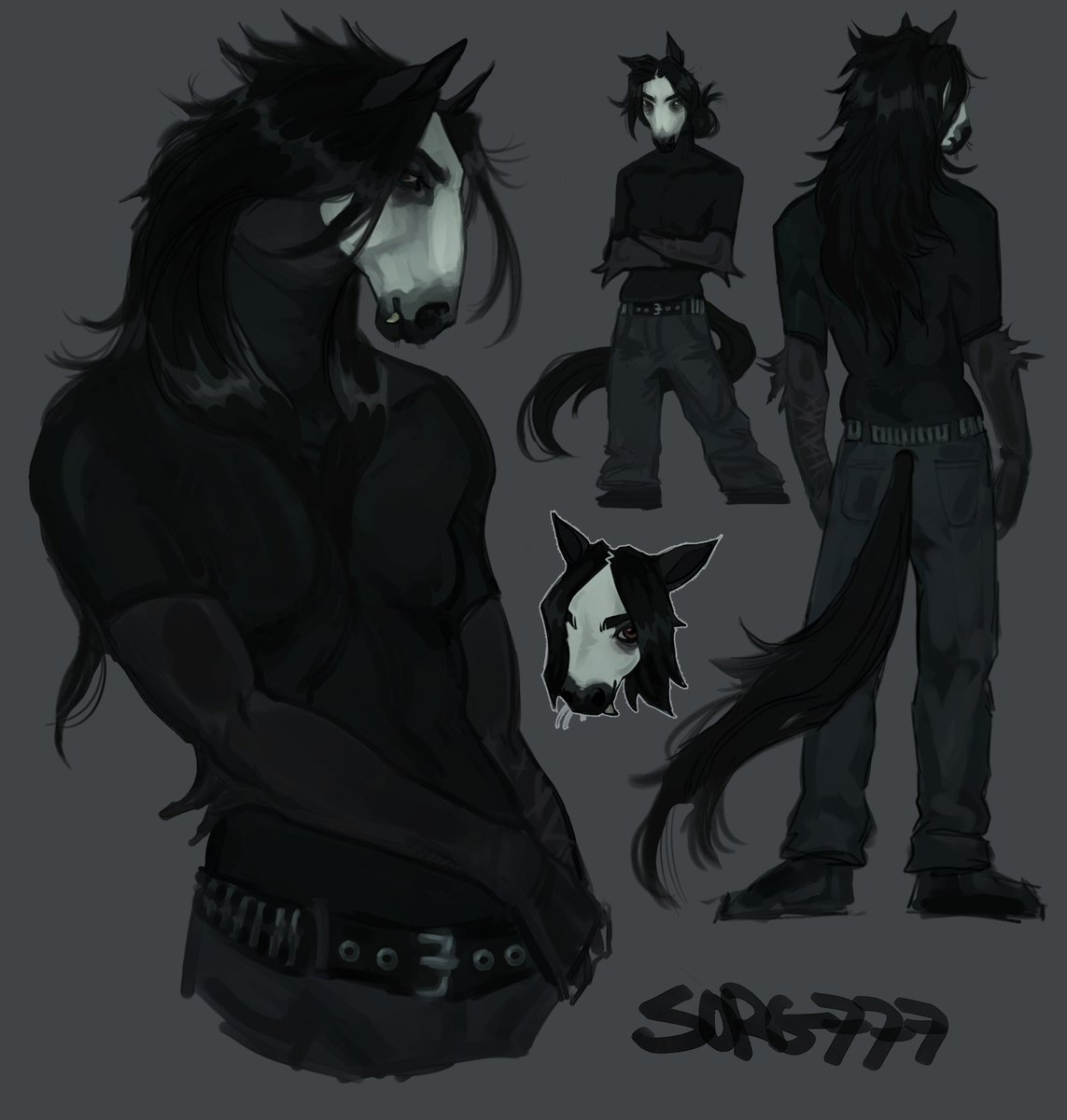 manic horse girl (Spooky) tweet media