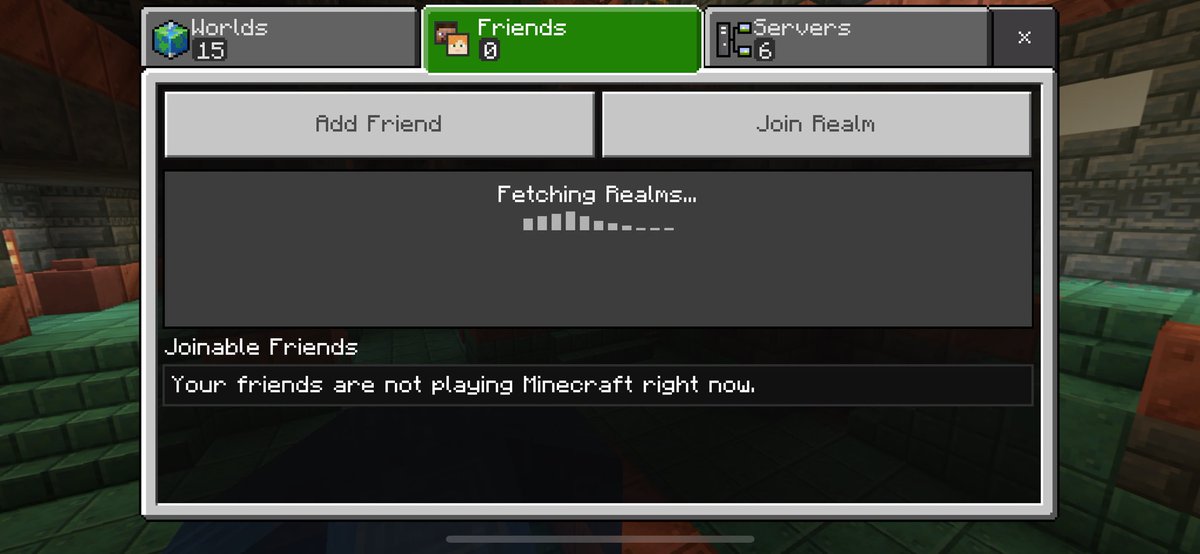 Wynsar8's tweet photo. @MojangStatus day 3 of no realms guys!!! don’t expect this to be fixed today or tomorrow honestly bc mojang just wants our money. all of this bc mojang tried to stop people from making mods unless they work for mojang. just reverse the update.u fixed marketplace, fix this. https://t.co/O0msHOdjH9