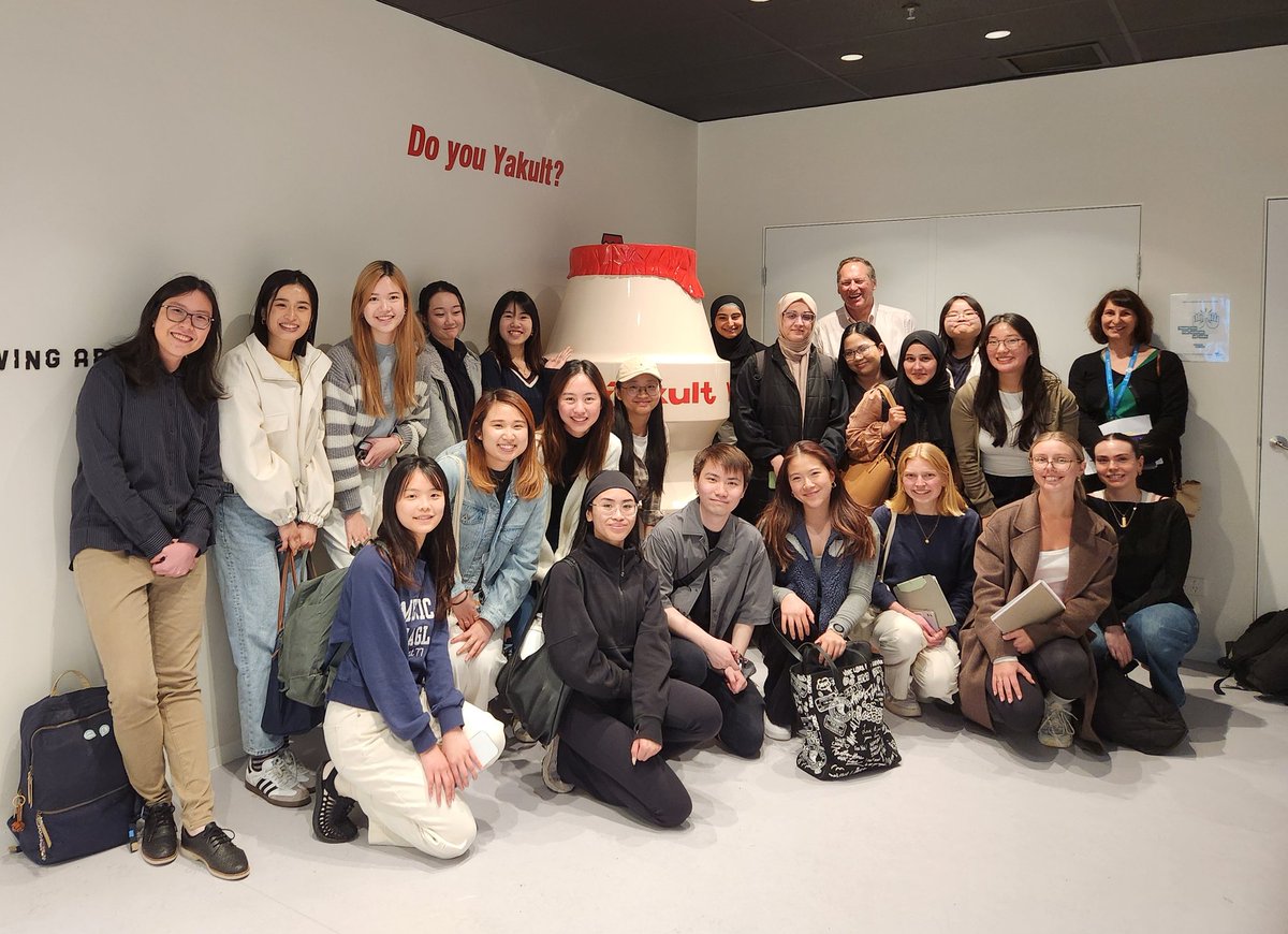 tammie_choi's tweet photo. The fun in #dietetictraining at @MonashNutrition continues. Yesterday we visited @YakultAUS for a factory tour & #foodreg workshop! #outofclassroom #activelearning https://t.co/Zb24JRtIV0