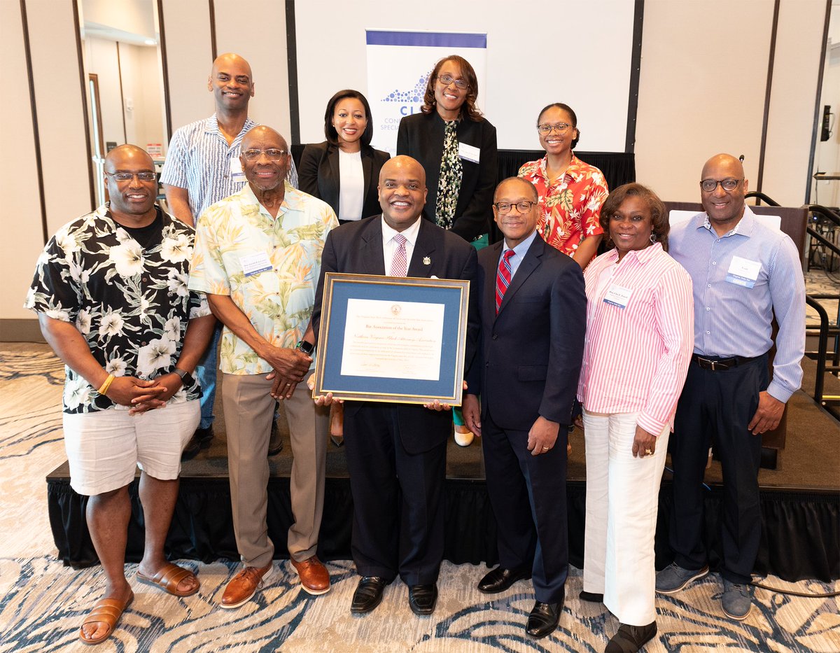 thenovabaa's tweet image. This month’s Virginia Lawyers Magazine by @VAStateBar profiled NOVABAA as it accepted Bar Association of the Year honors flanked by our Founder Hon. Gerald Bruce Lee (ret.) and Chief Justice S. Bernard Goodwyn &amp;amp; Justice Cleo Powell of the Virginia Supreme Court #ThrowbackThursday